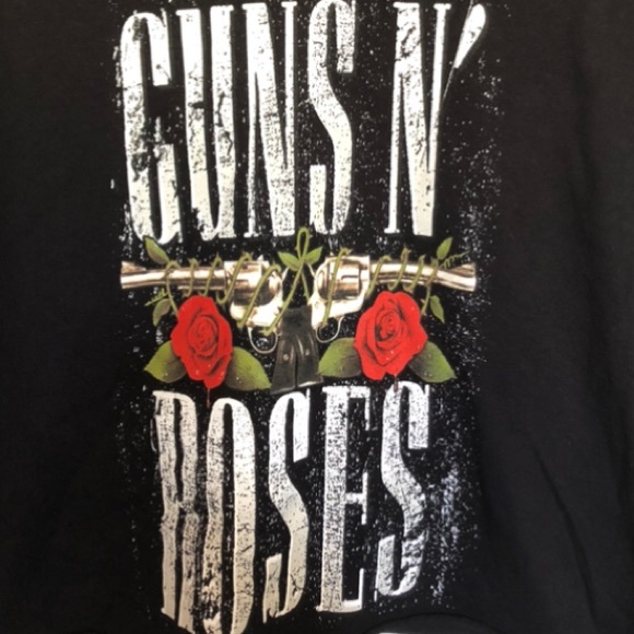 Guns N Roses Sweet Child O Mine Crop Long Sleeve T Shirt - Picture 4 of 4